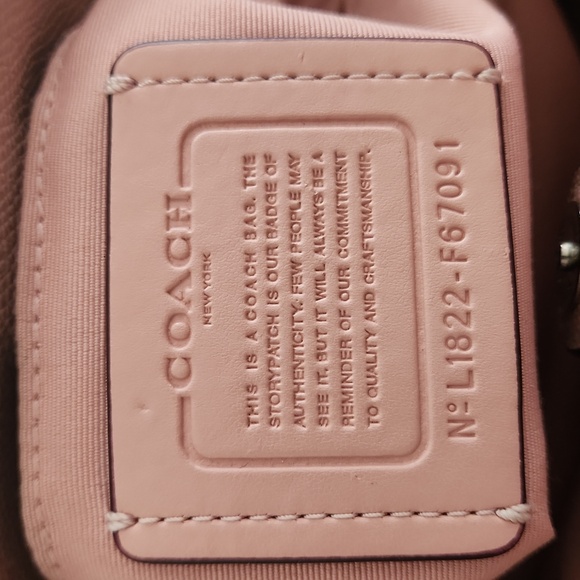 Gorgeous Coach Soft Blush Pink Minetta Satchel/Crossbody & Wallet Set 🩷 - Picture 13 of 17